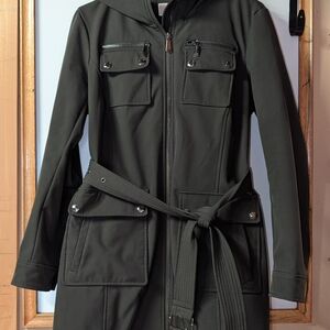 Michael Kors Olive Utility Jacket with Belt